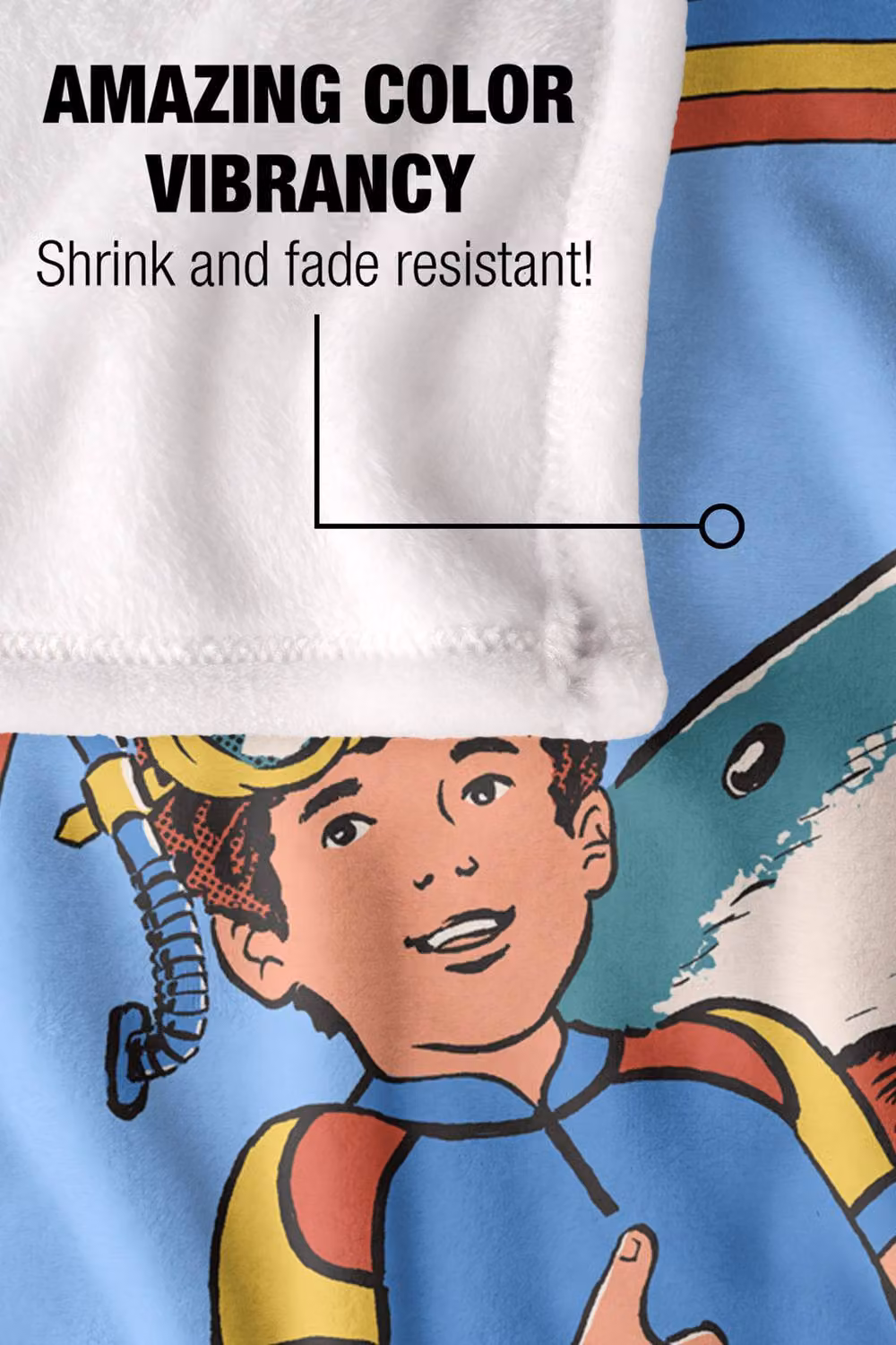Steven Rhodes Stay Positive Multicolour Super Soft Fleece Throw Blanket W/D/H: 152 x 127 cm – 3