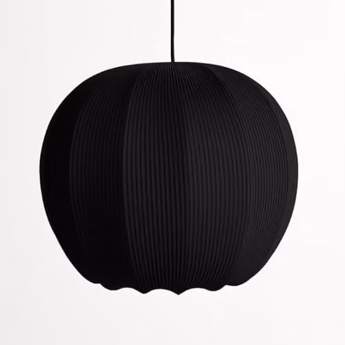 CGC Lighting Modern Round Fabric Drum Lampshade with Opal White Bottom Diffuser in Black