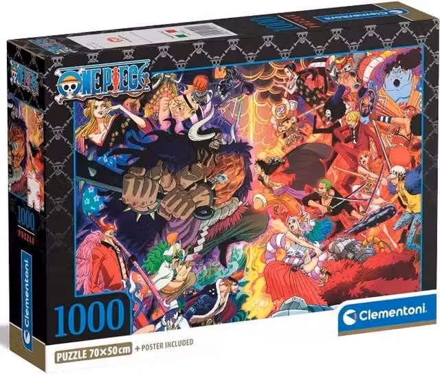 Clementoni One Piece 1000 Piece Jigsaw Puzzle, Multicolour
