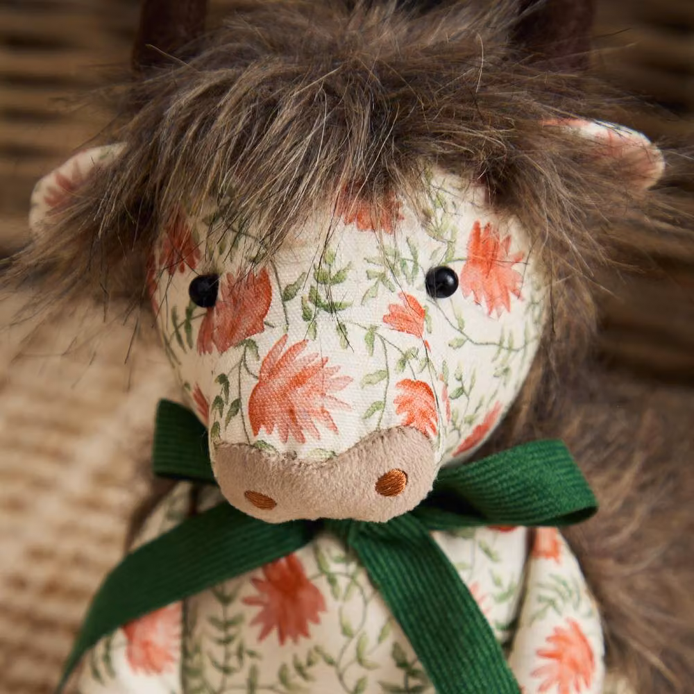 Voyage Maison Hugo Highland Cow Multicolour Floral Textile Door Stop – 2