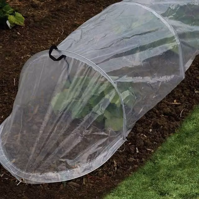 Garden Mile Transparent Poly Tunnel Cloche Mini Greenhouse for Vegetable and Ornamental Gardens