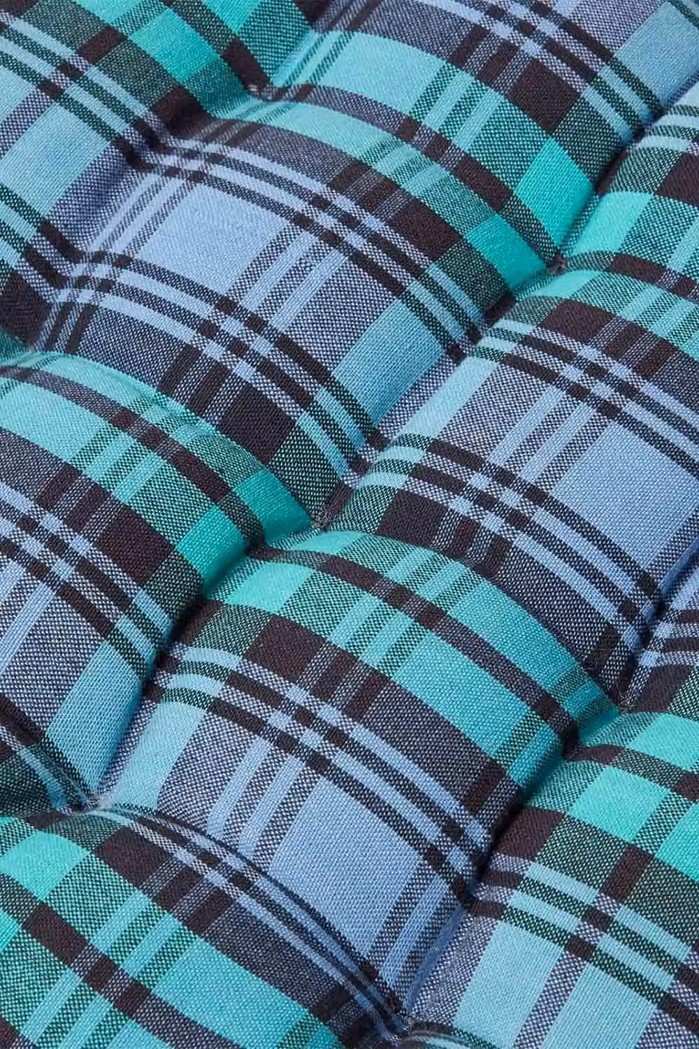 Homescapes Green Tartan 3 Seater Garden Bench Cushion, 100% Cotton, Width: 143 cm, Depth: 42 cm – 2