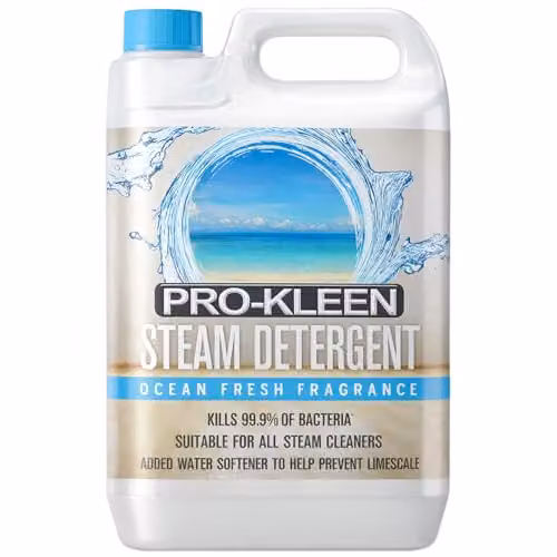 Pro-Kleen Steam Detergent Ocean Fresh Fragrance with Built-In Water Softener, 5 l