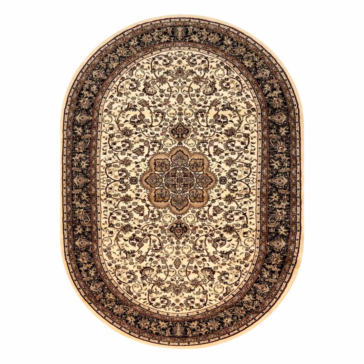 RugsX Royal Oriental Classic Rug in Brown and Beige, W: 150 cm, L: 250 cm – 2