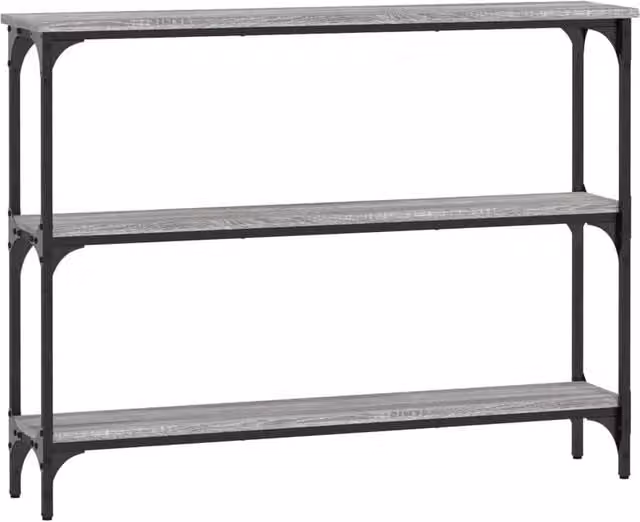 Berkfield Home Grey Sonoma Console Table, W/D/H: 100 x 22.5 x 75 cm