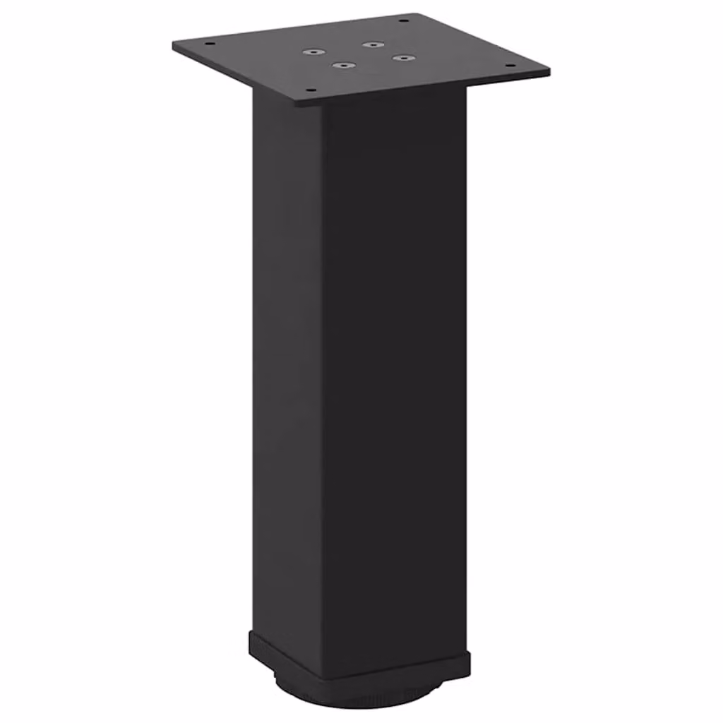 Berkfield Home Steel Coffee Table Legs, 4 Pieces, Black, Height: 31 cm – 3