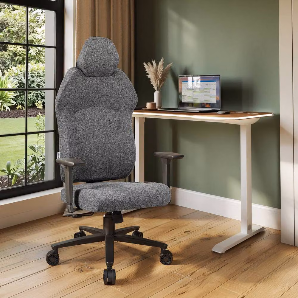 X Rocker Elara Executive Fabric Gaming Chair in Grey Marl – 4