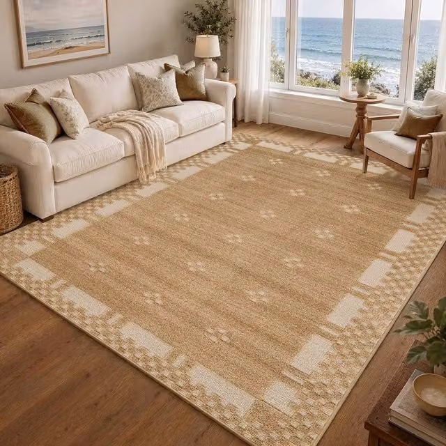 Livabliss Fifth Avenue Diamond Rug in Beige, W/D: 153 x 220 cm