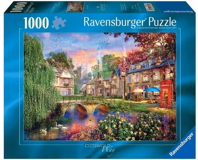 Ravensburger Cotswold Way 1000 Piece Landscape Jigsaw Puzzle in Multicolour