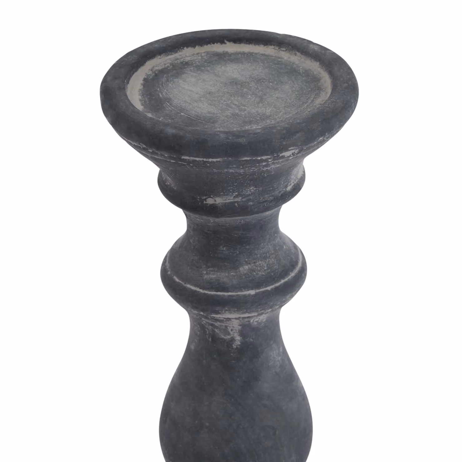 Love Lace Amalfi Grey Ceramic Column Candle Holder – 2