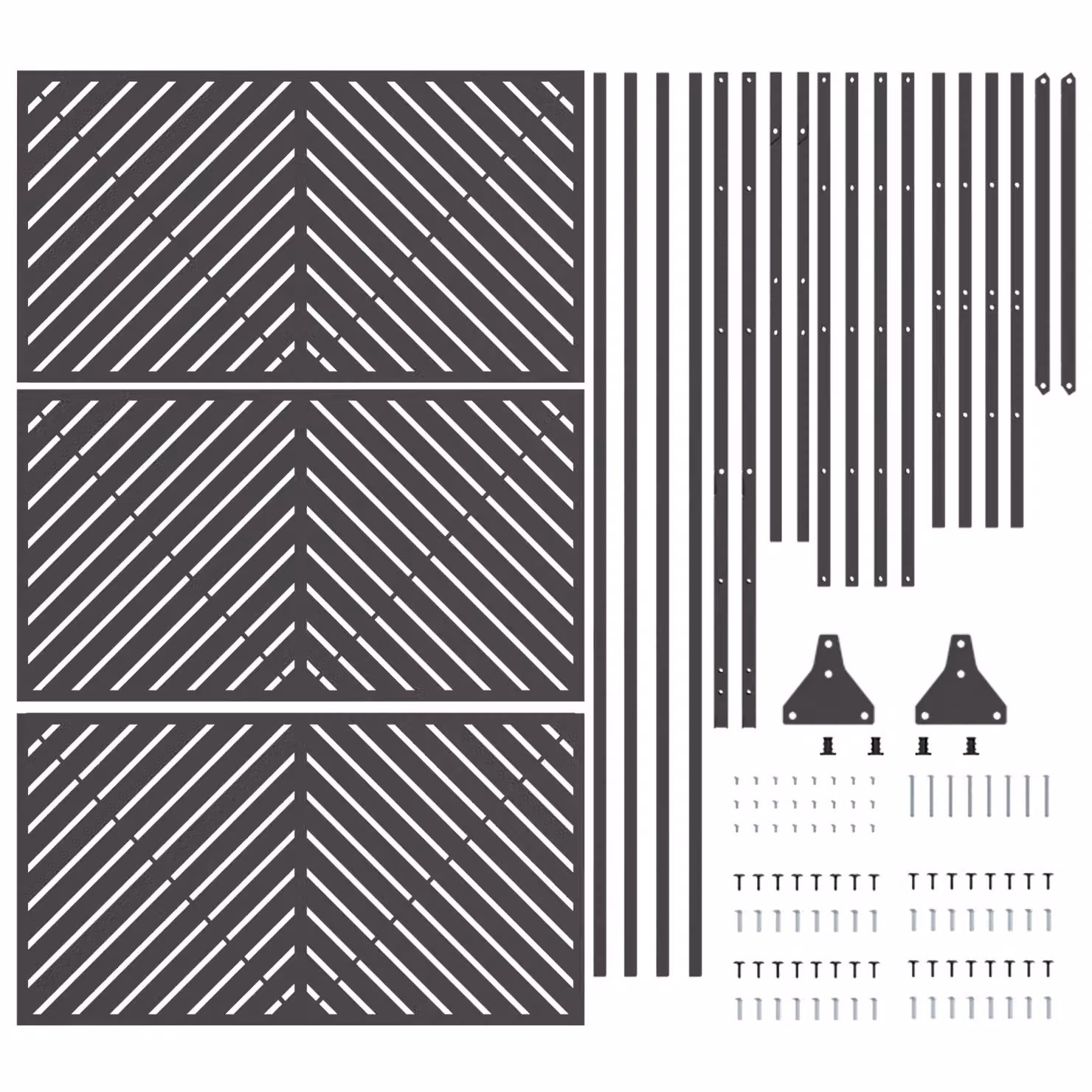 Berkfield Home Durable Steel Fence Panel, Black, W: 100 cm, H: 180 cm – 5