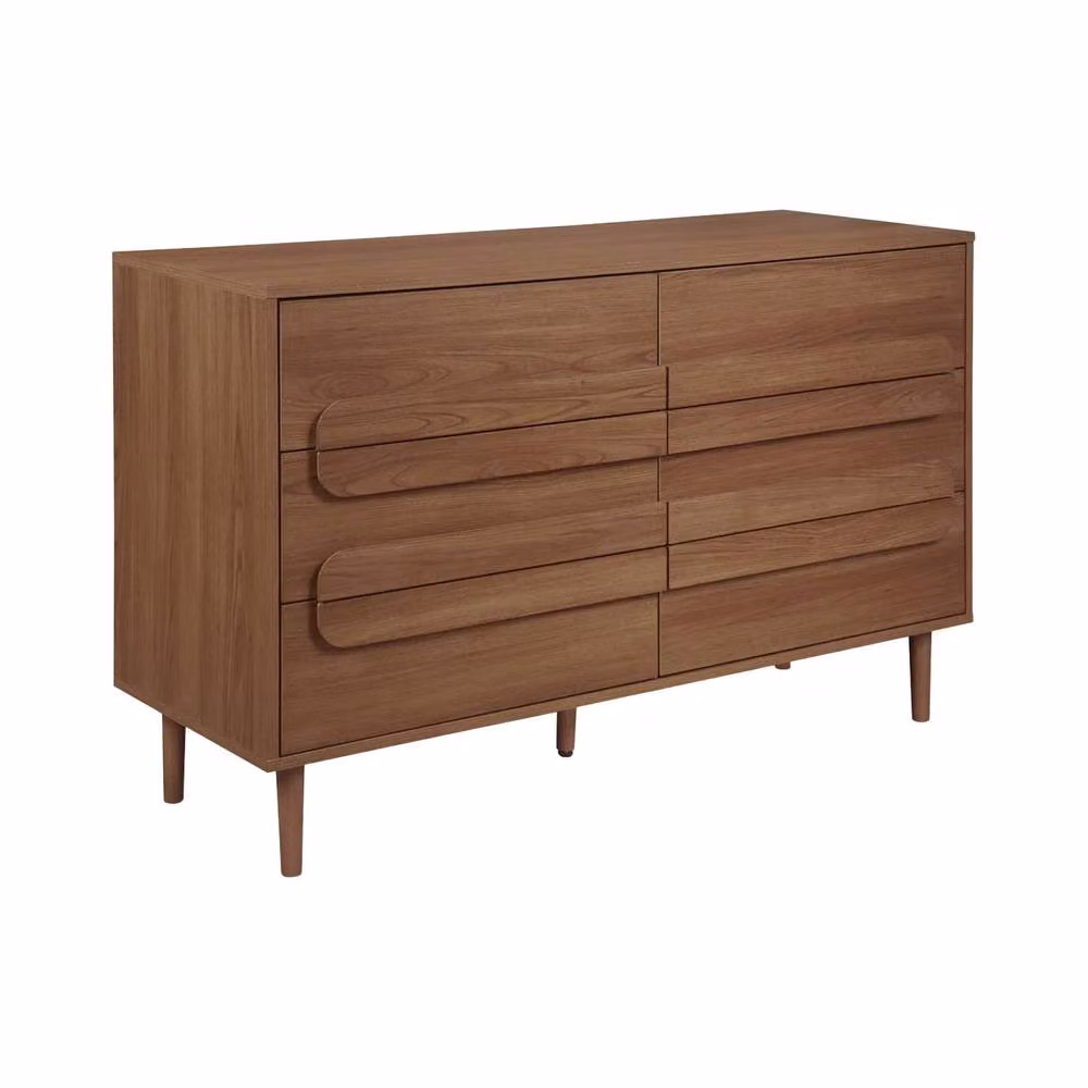 sweeek Vintage 6 Drawer Chest in Dark Brown, W/D/H: 120 x 40 x 75 cm – 2