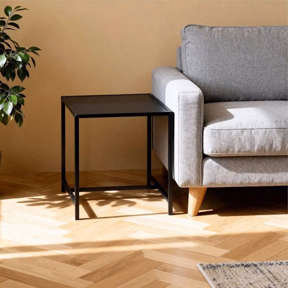 KORVIXA Modern Black Side End Table and Nightstand – 4