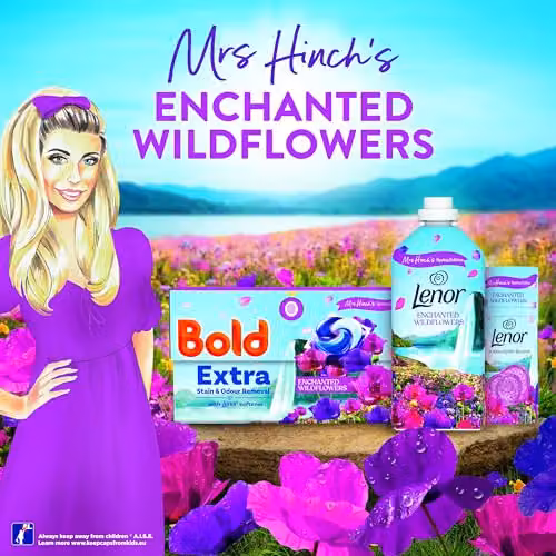 Lenor Scent Booster Beads Enchanted Wildflowers 495g Purple – 3
