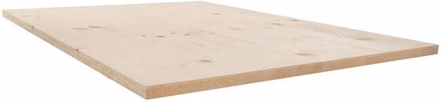 Snowdon Timber Softwood Spruce Furniture Board, Pack of 10, Natural, W: 60 cm, L: 85 cm, Thickness: 1.8 cm