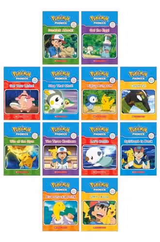 Scholastic Pokémon Phonics Boxed Set, Multicolour Paper Books