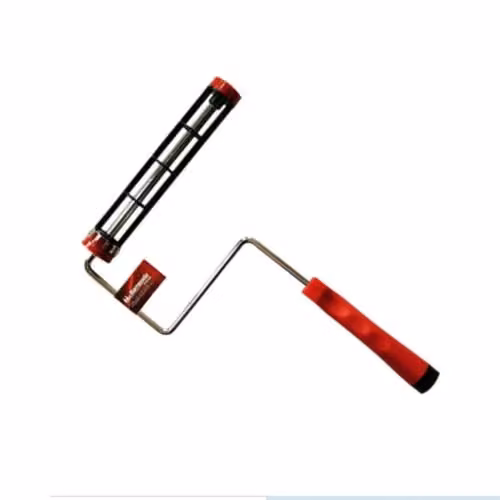 Arroworthy Barracuda 9 inch Red Plastic Seam Roller with Frame