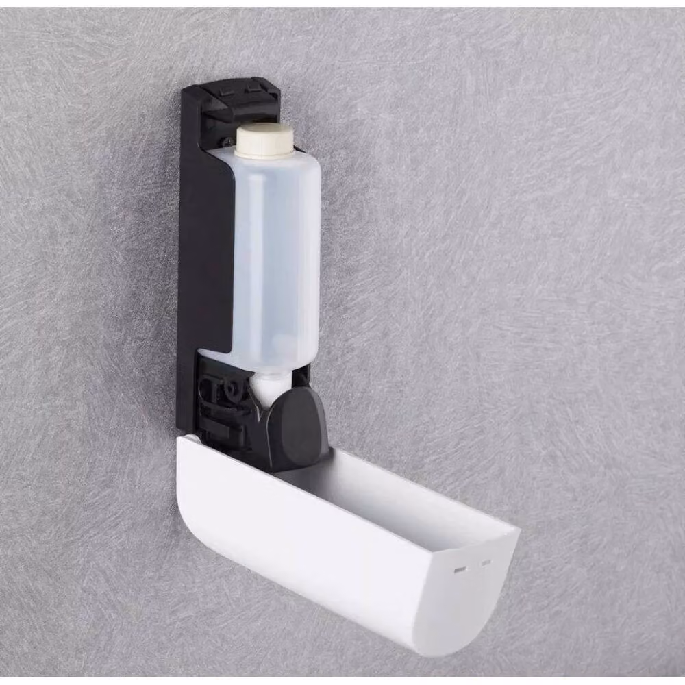 SPETLEK Wall Mounted Refillable Liquid Soap Dispenser with Pump, White – 5