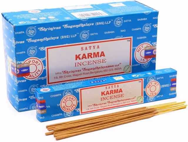 Satya Karma Sky Incense Sticks in Sky Blue