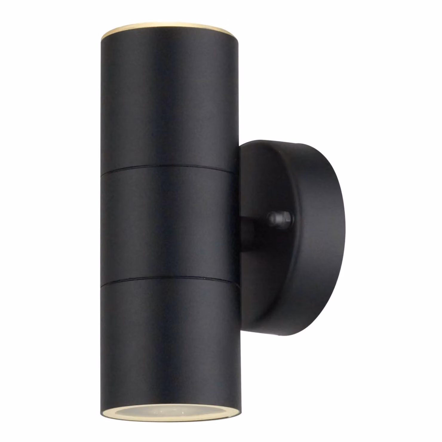 First Choice Lighting Blaze Set of 2 Black Outdoor Up and Down LED Wall Lights – 2