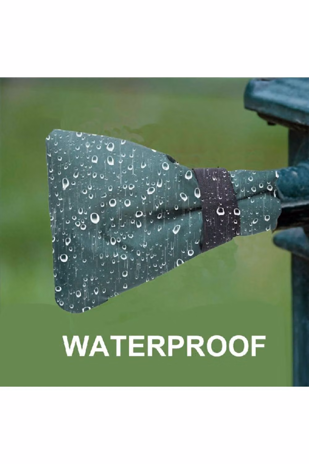KDMD 2 Pack Black Polyester Outdoor Tap Frost Proof Thermal Insulation Covers – 4