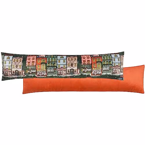 Furn Christmas Spirit Festive Draught Excluder, Multicolour, W: 92 cm, H: 20 cm