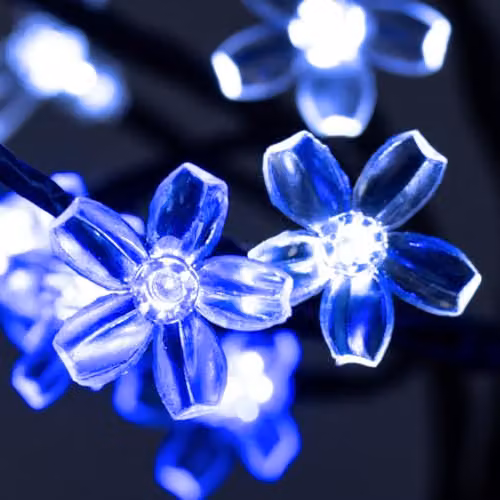 The Christmas Workshop 45 cm 48 LED Blossom Tree in Blue and White – 3