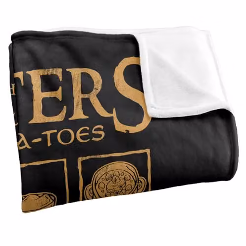 Warner Bros. Lord of the Rings Taters Silky Touch Super Soft Childrens Fleece Throw Blanket, Multicolour, W: 91.44 cm, L: 147 cm – 2