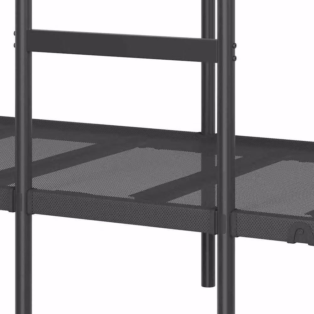 Berkfield Home Metal Bunk Bed in Black, W/D/H: 100 x 200 cm – 4
