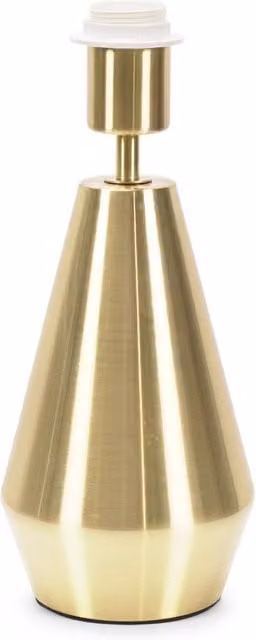 ValueLights Jax Antique Gold Metal Drop Shaped Dimmable Touch Table Lamp Base
