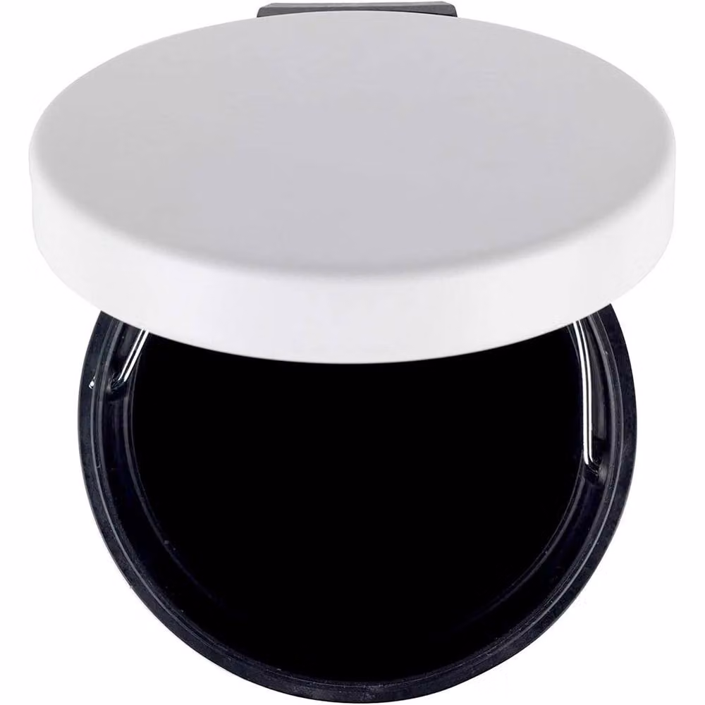 PAWNORA 3 Litre Stainless Steel Pedal Bin, White – 2