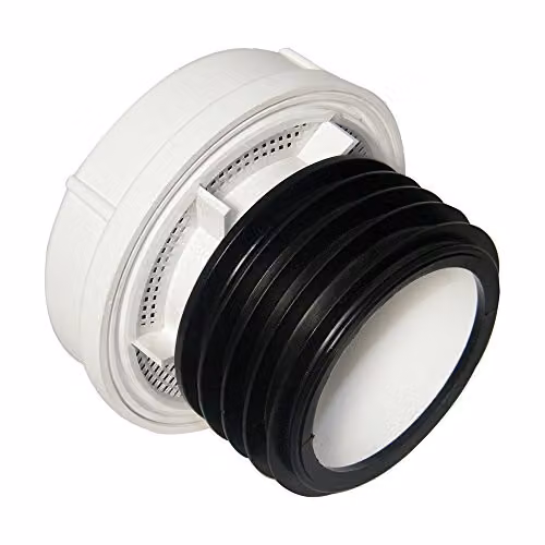 FloPlast AX110W External Air Admittance Valve 110mm to 82mm Push Fit or Solvent, White