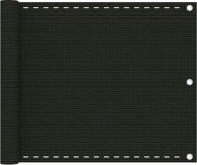 Berkfield Home Balcony Screen, Dark Green, W: 75 cm, L: 600 cm – 1