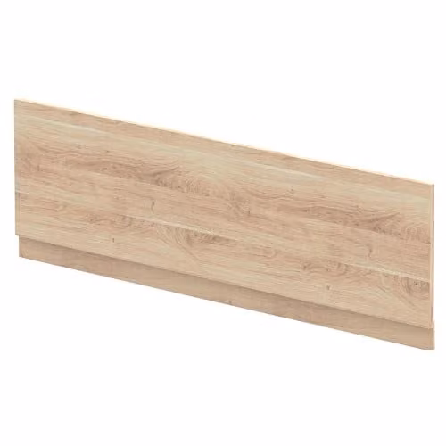 Balterley Wooden Front Bath Panel with Plinth in Bleached Oak, 1800mm