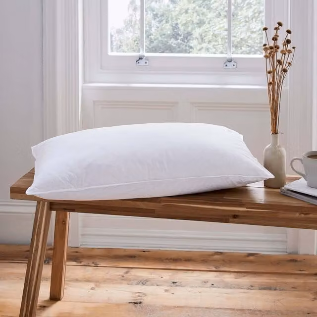 Murmur Premium White Down and Feather Mix Standard Pillow with Cotton Cover