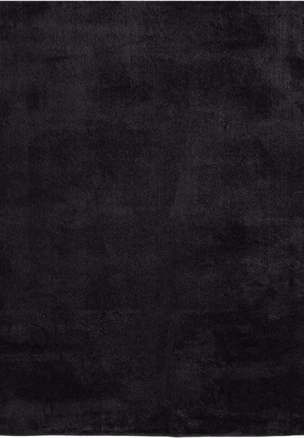 Desire Rugs Comfy Washable Low Pile Living Room Area Rug with Anti-Slip Felt Backing in Black, W: 60 cm, L: 100 cm – 1