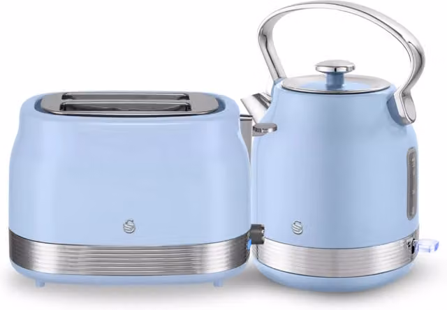 Swan Retro Breakfast Essentials Bundle in Blue