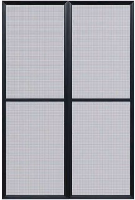 Palram Lean To Greenhouse Sliding Screen Door Set in Grey and Dark Grey, W: 137 cm, H: 204.8 cm – 2