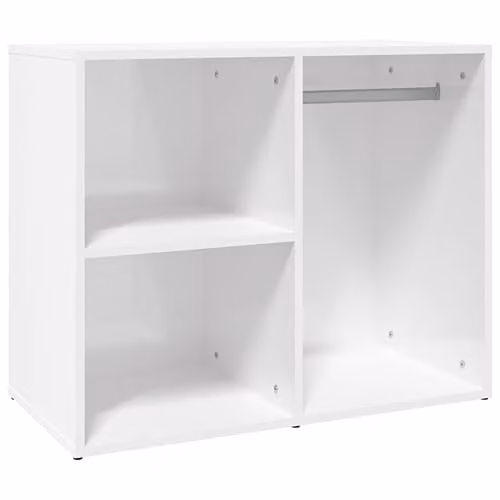 vidaXL Modern Dressing Cabinet in High Gloss White, MDF