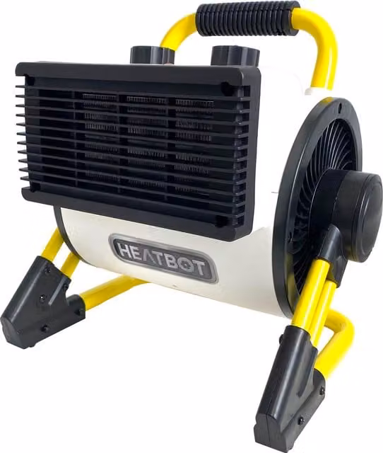 Autojack Portable Electric Fan Heater Space Warmer 2kW, White