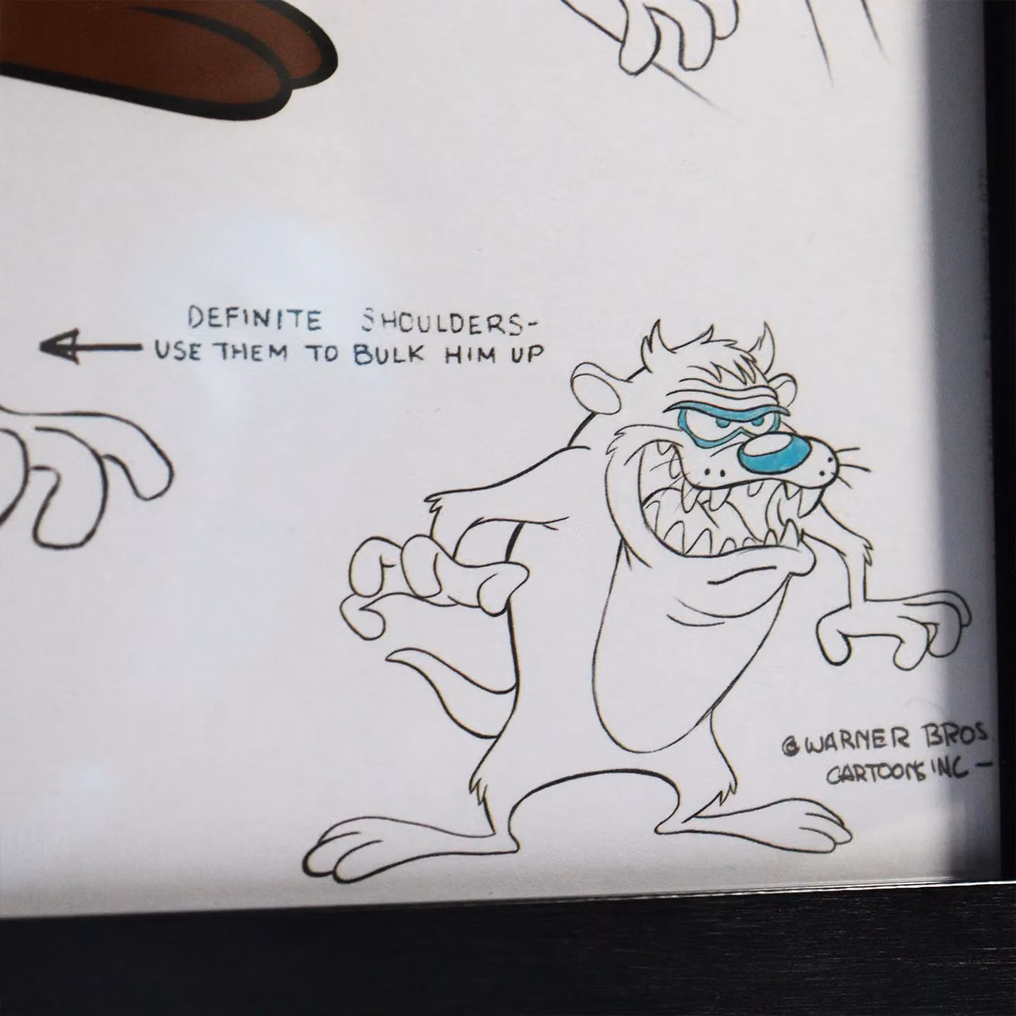 Fanattik Looney Tunes Tasmanian Devil Limited Edition Fan-Cel Art, Multicolour Illustration – 2