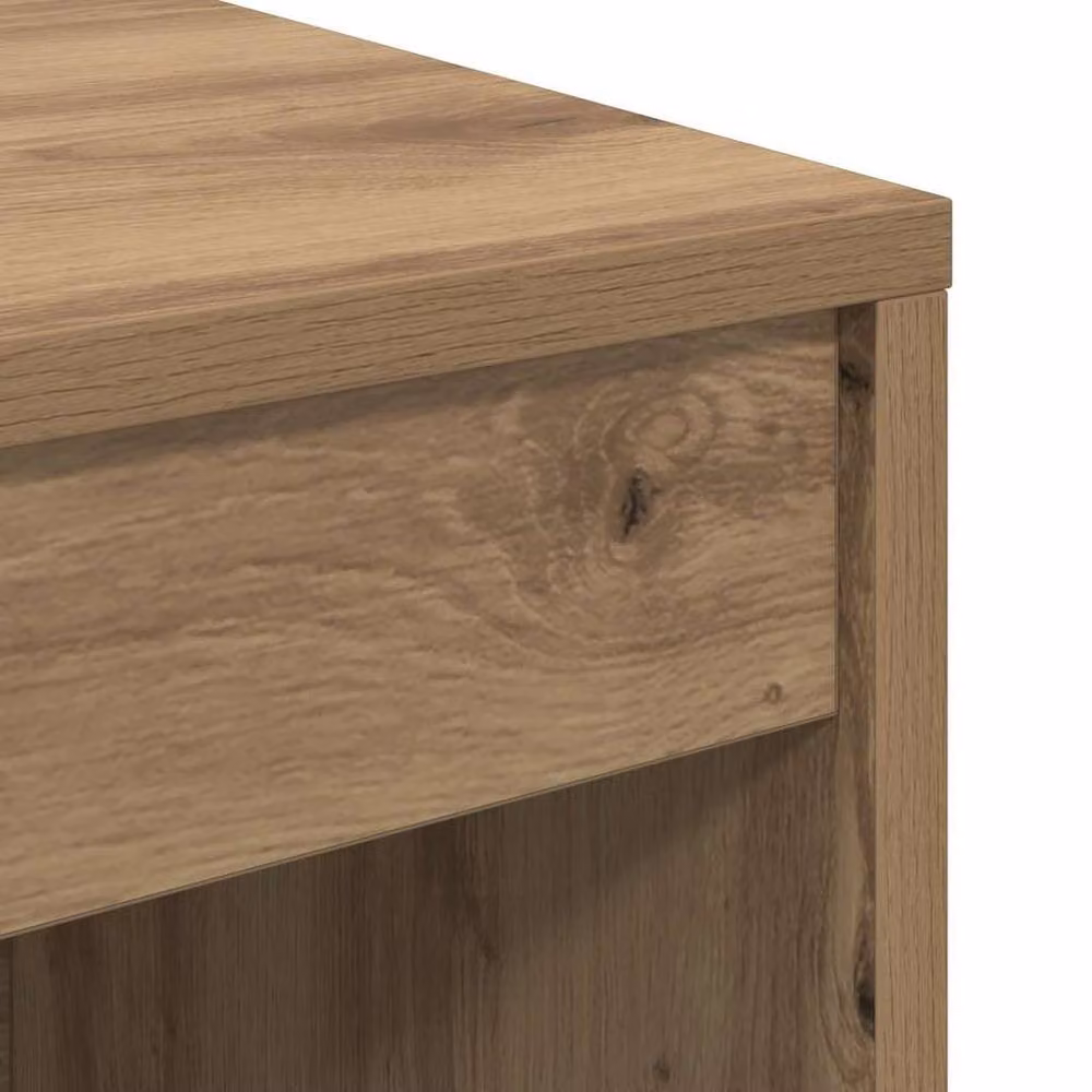Berkfield Home Artisan Oak Writing Desk in Brown – 5