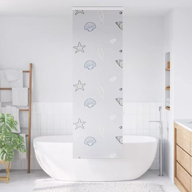 Berkfield Home Shower Roller Blind with Cassette in Light Grey, W/H: 80 x 240 cm