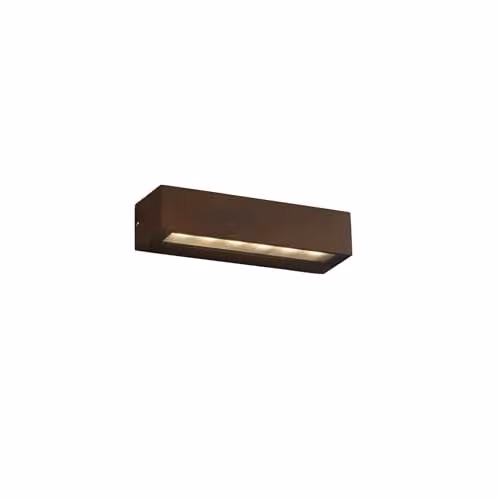 Netlighting Doro13 Up and Down LED Outdoor Wall Light, Brown, 3000K, IP65