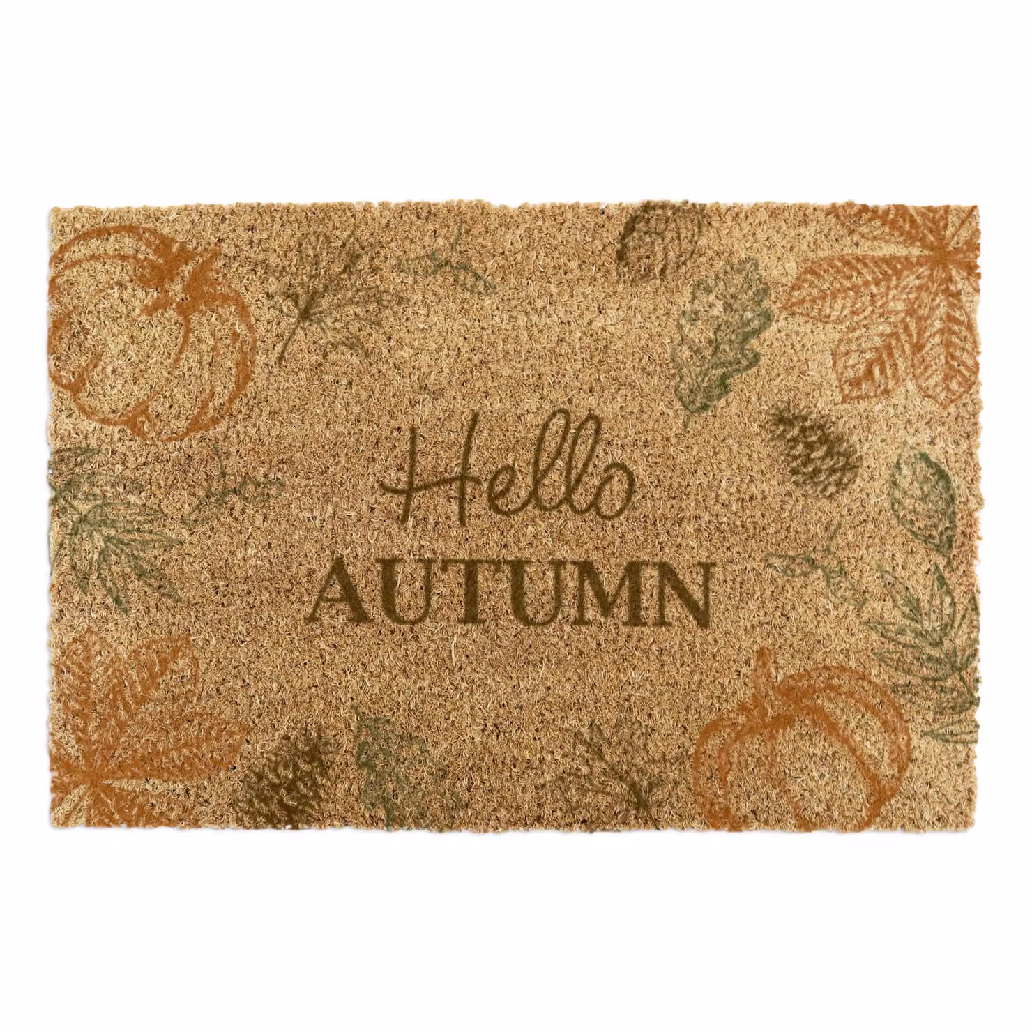 Artsy Mats Hello Autumn Coir Doormat in Brown, W/D: 90 x 60 cm – 2