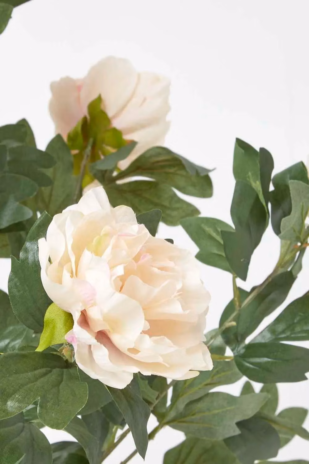 Homescapes Artificial Peach Peony Tree in Black Pot, Height: 100 cm – 3