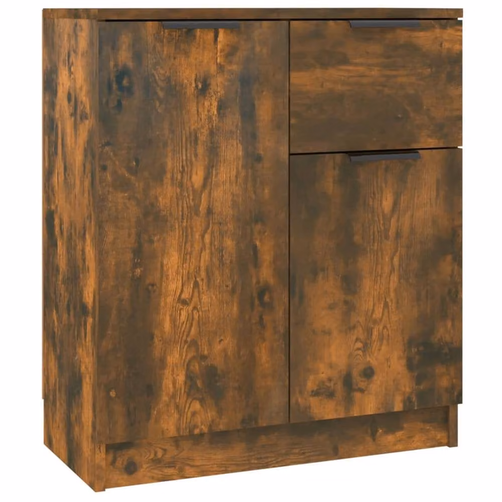 Berkfield Home Smoked Oak Sideboard in Brown, W/D/H: 60 x 30 x 70 cm – 2