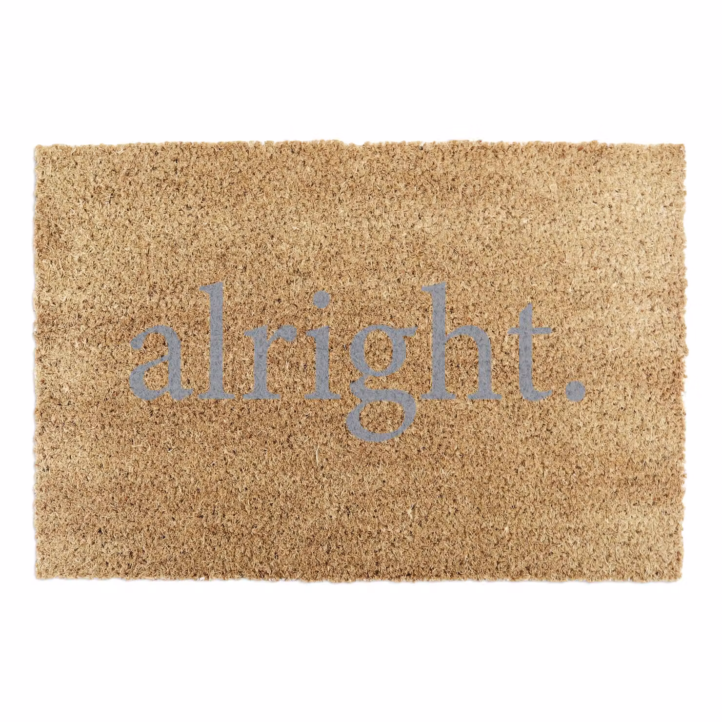 Artsy Mats Grey Simplistic Alright Doormat, W/D: 60 x 40 cm – 3