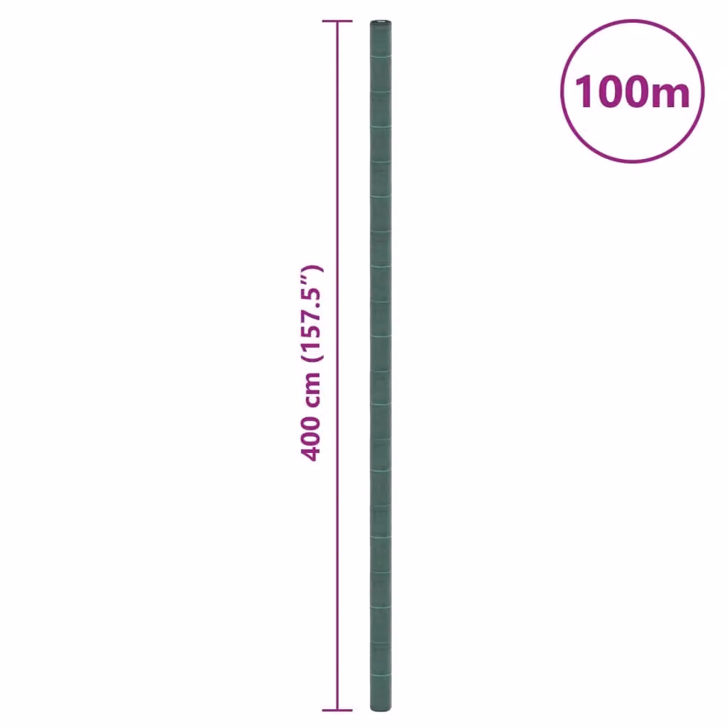Berkfield Home Green Weed Membrane, 4 m x 100 m – 4