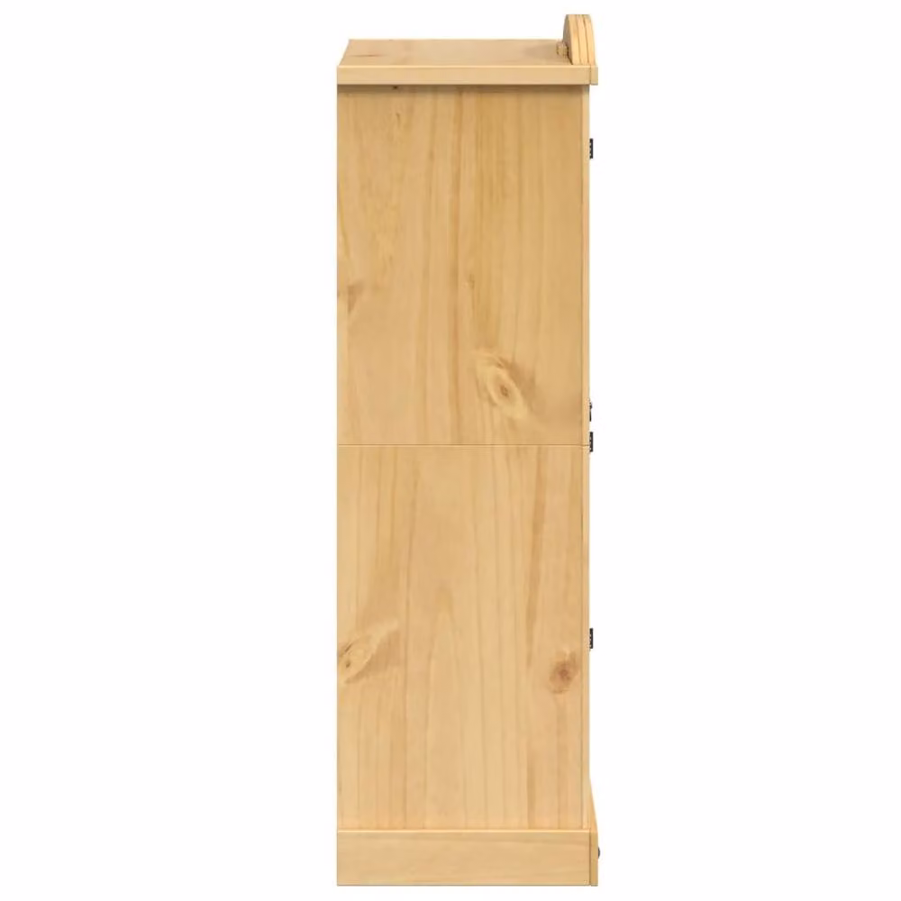Berkfield Home Corona Wardrobe in Beige Solid Waxed Pine, W/D/H: 101 x 52 x 170 cm – 3
